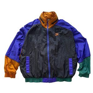 Vintage Nike Champs Color Block Windbreaker Jacket Sean Wotherspoon Men's M